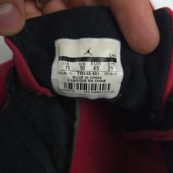 NIKE Air Jordan Future Low Sneakers Gym Red Knit Streetwear 90s Y2k Basketball - Picture 8 of 8